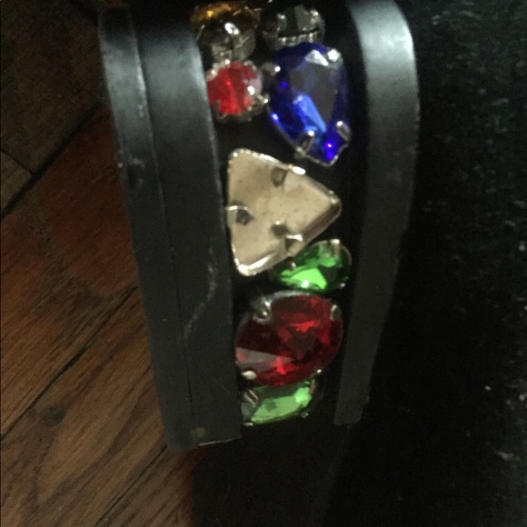 JEFFREY CAMPBELL SUEDE JEWELED  BootS GORG FLAWED - Picture 5 of 7